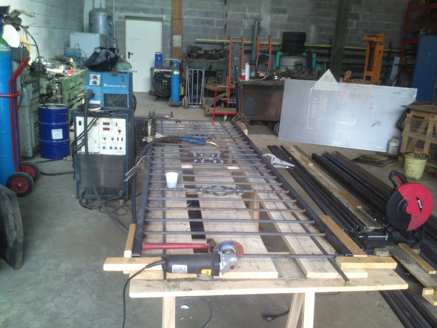 Archive d’atelier : fabrication métallique et pyramides BSA Concept — 2013