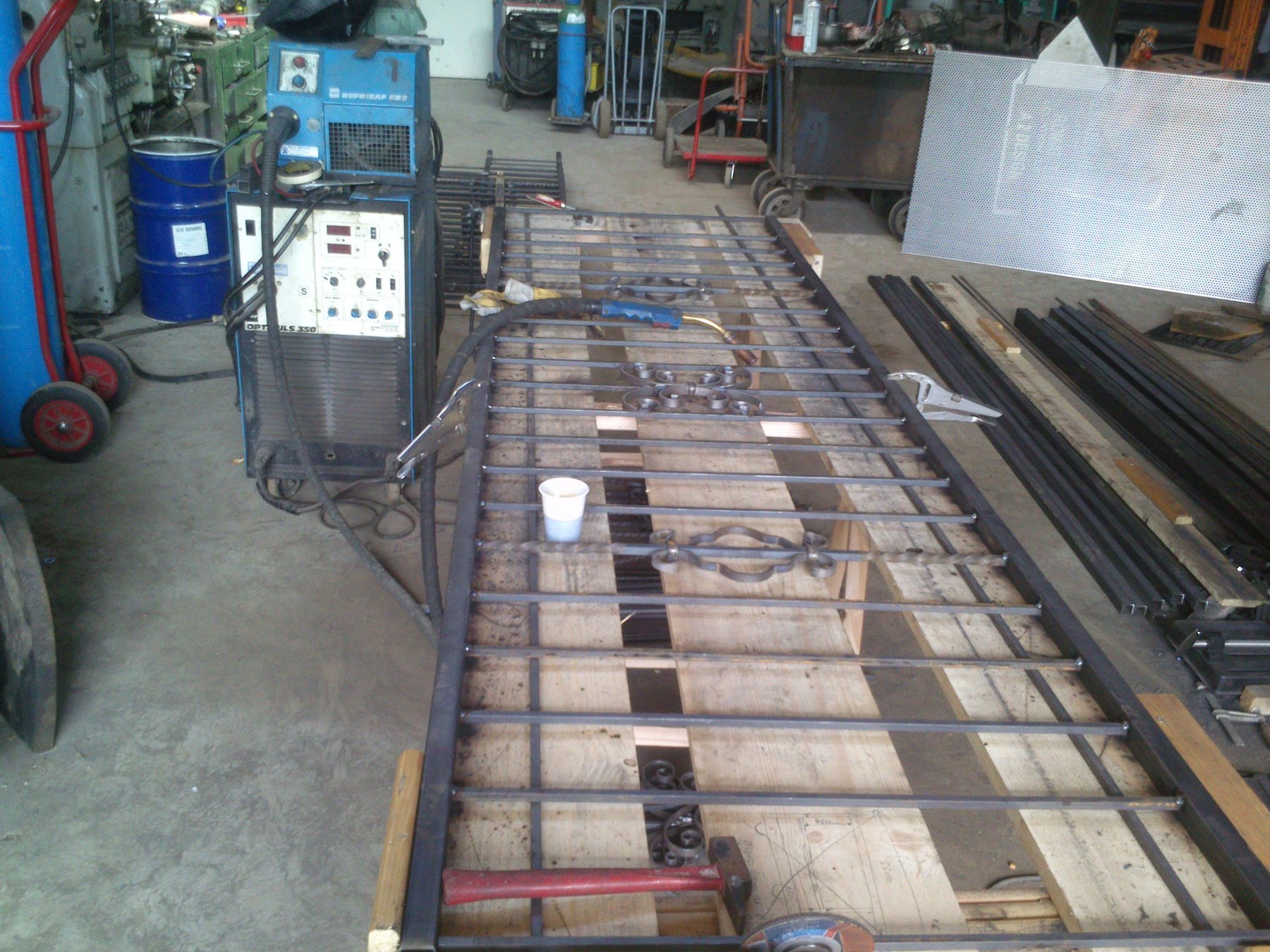 Archive d’atelier : fabrication métallique et pyramides BSA Concept — 2013