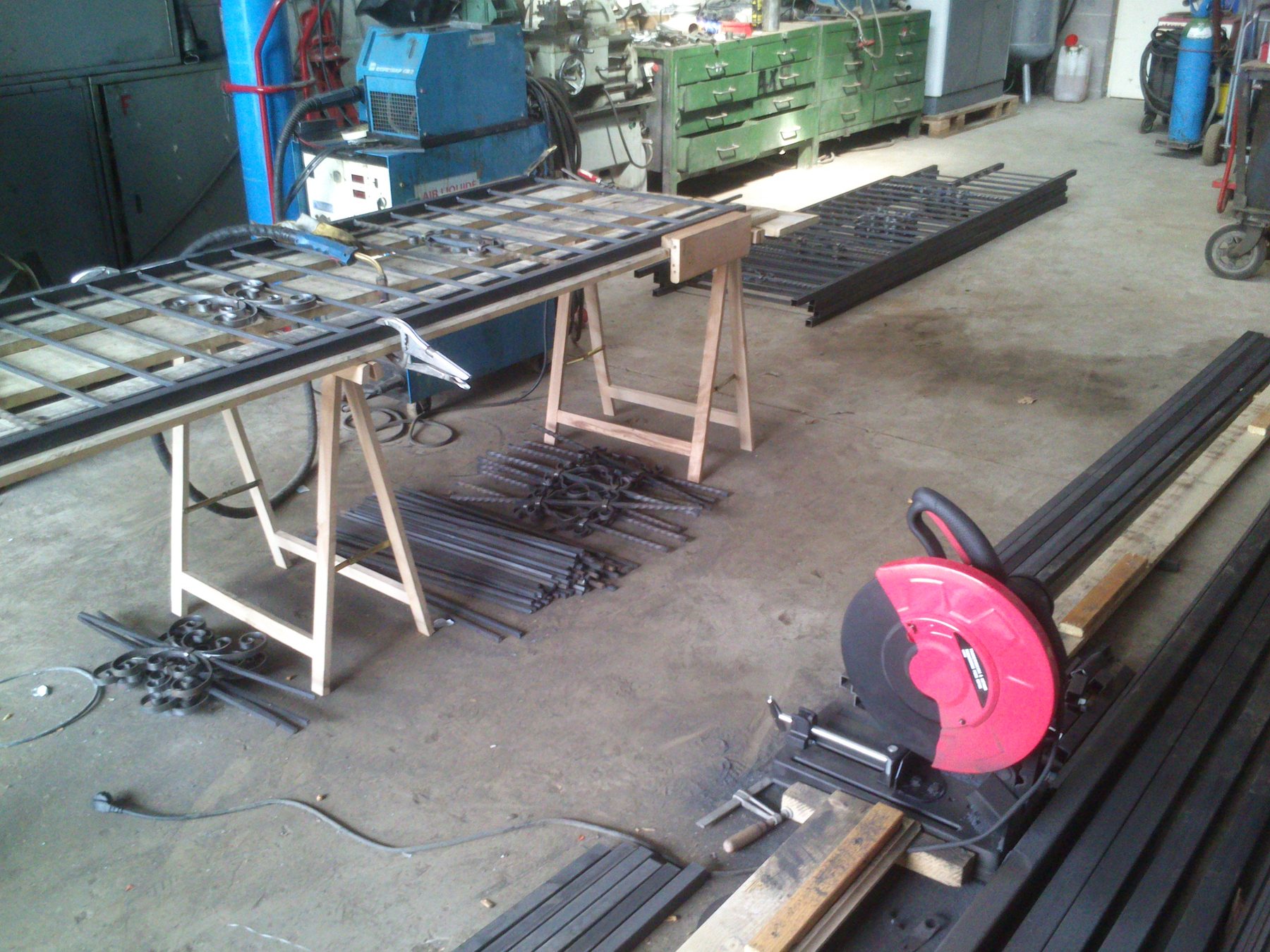 Archive d’atelier : fabrication métallique et pyramides BSA Concept — 2013