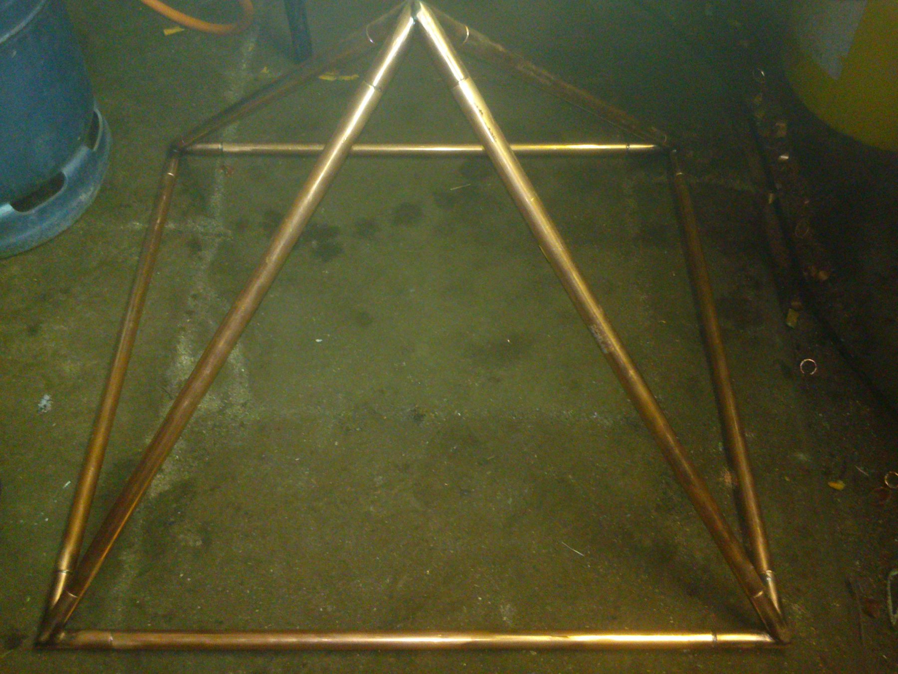 Archive d’atelier : fabrication métallique et pyramides BSA Concept — 2013