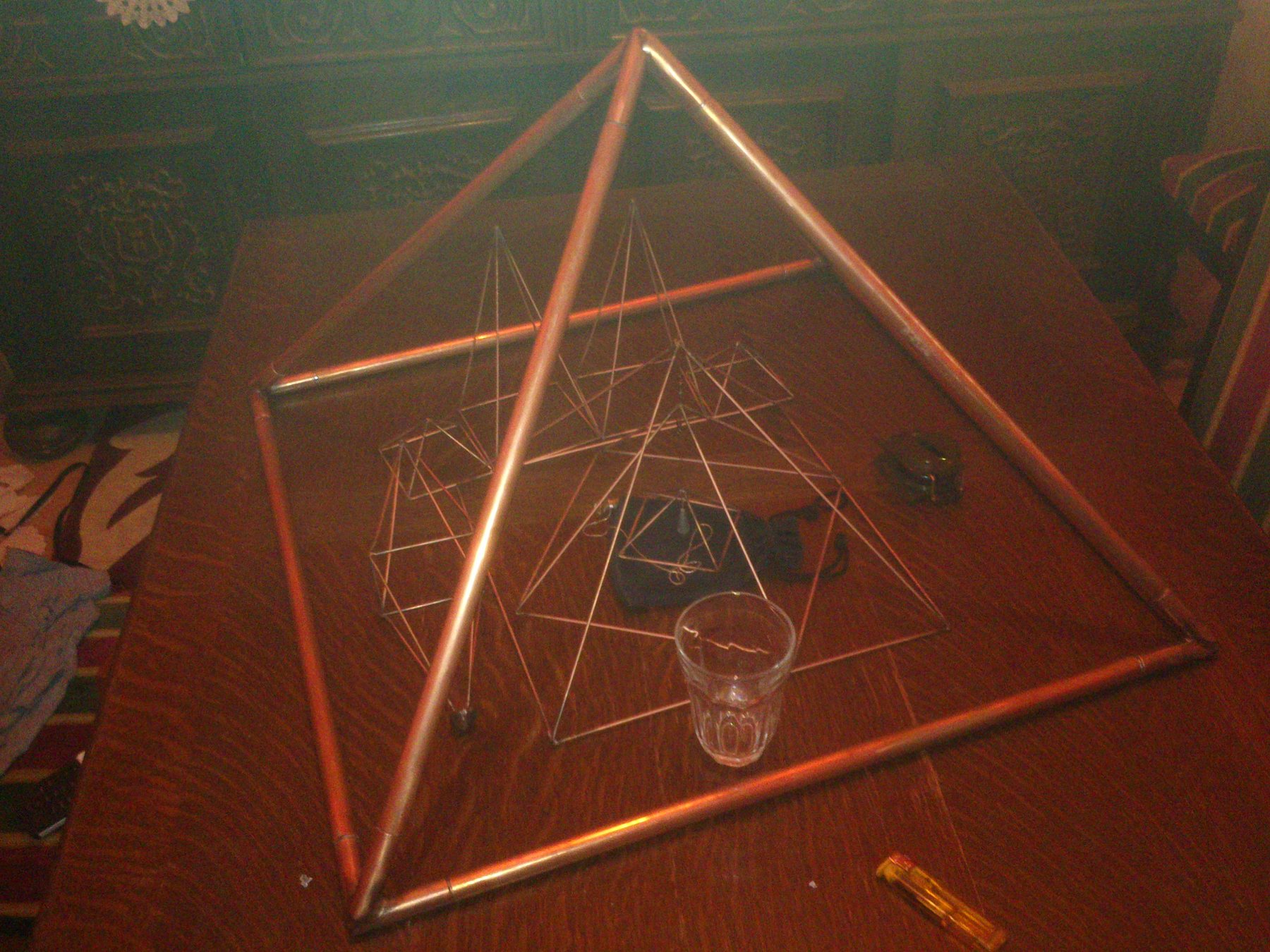Archive d’atelier : fabrication métallique et pyramides BSA Concept — 2013