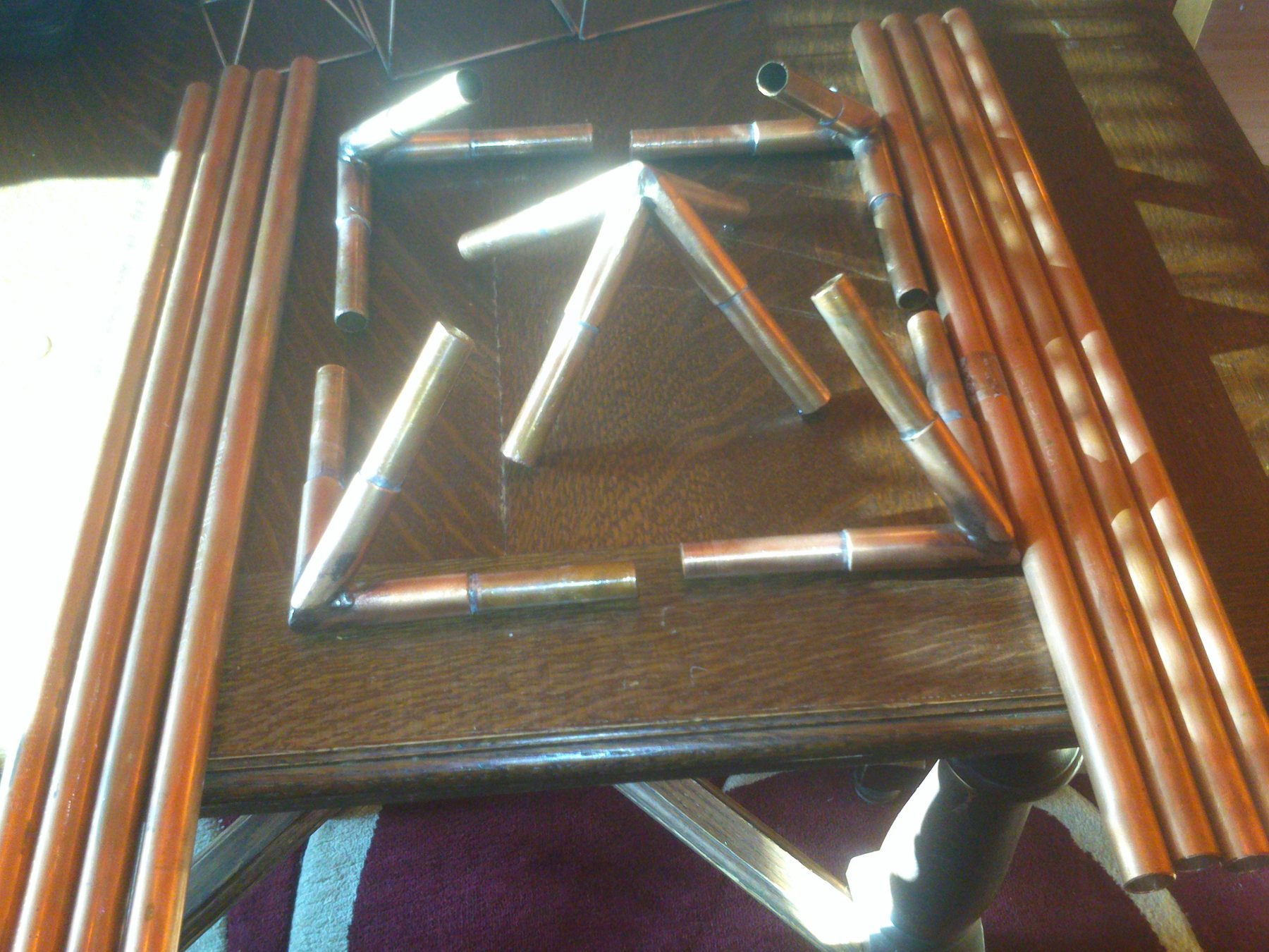 Archive d’atelier : fabrication métallique et pyramides BSA Concept — 2013