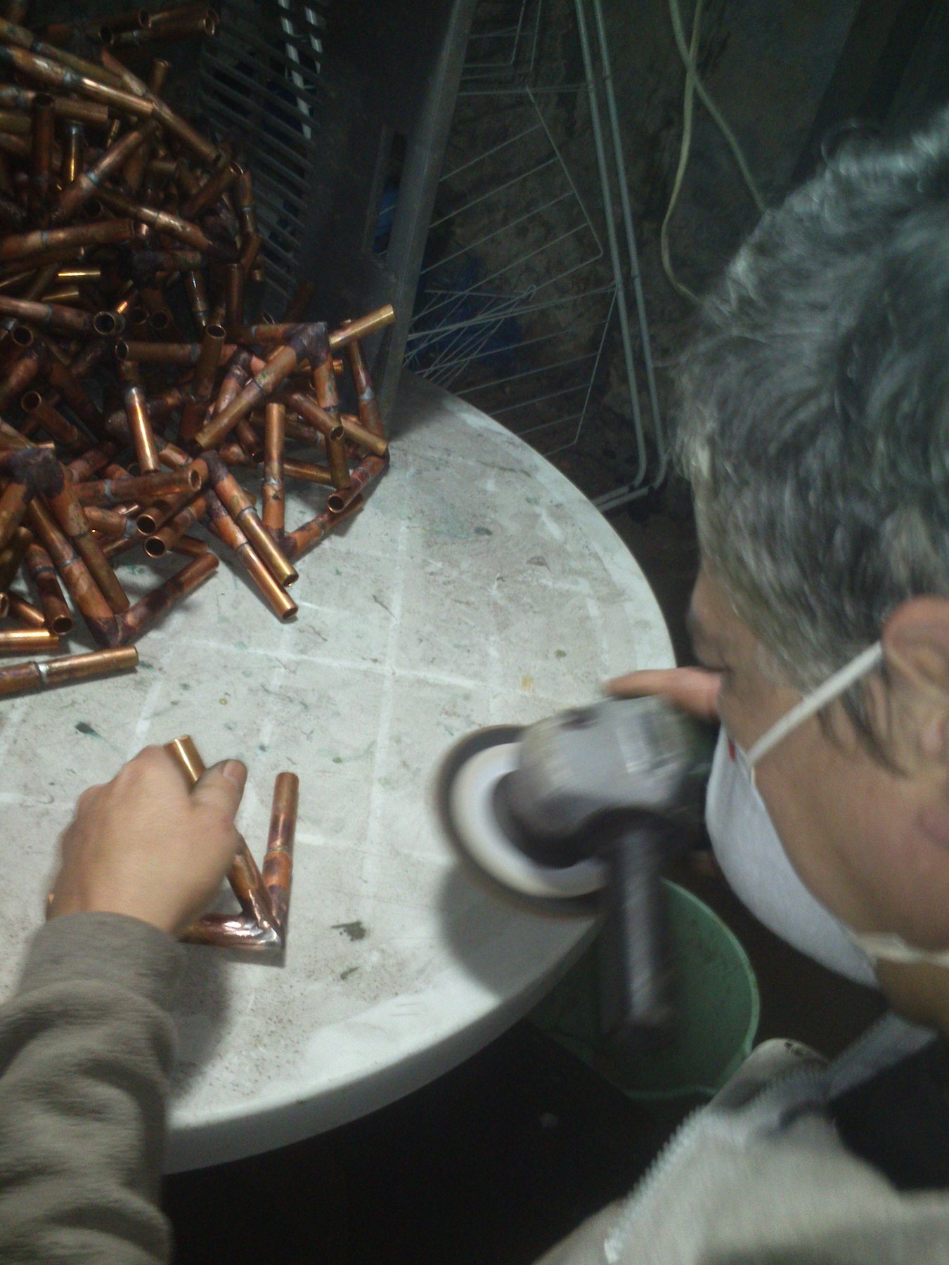 Archive d’atelier : fabrication métallique et pyramides BSA Concept — 2013