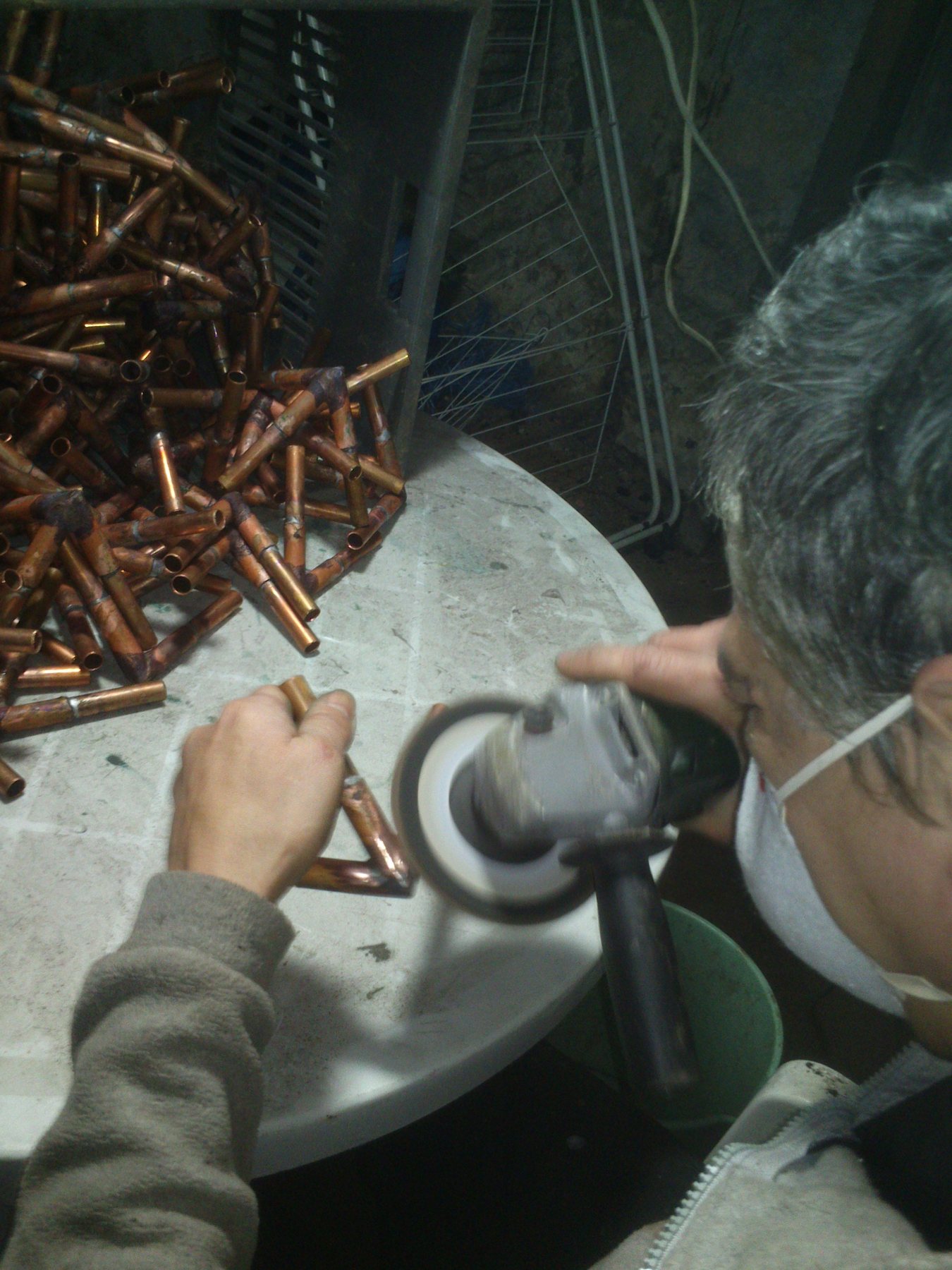 Archive d’atelier : fabrication métallique et pyramides BSA Concept — 2013