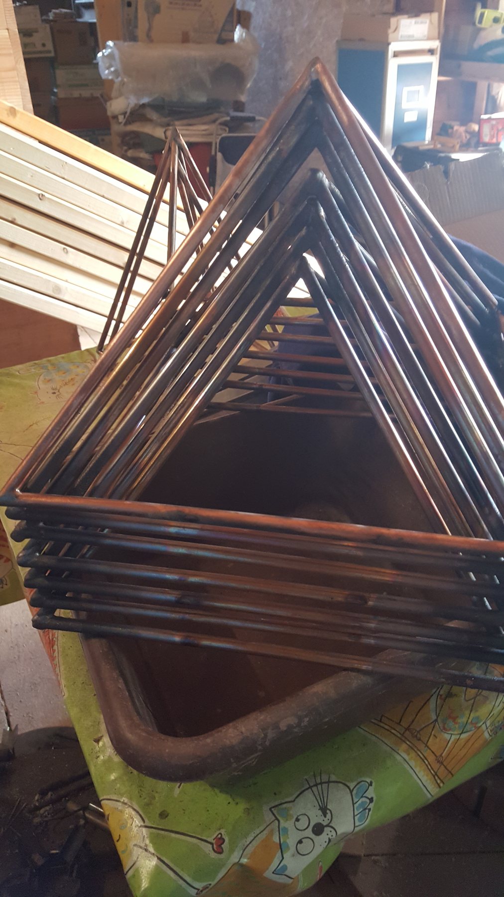 Fabrication artisanale BSA Concept : cuivre, connecteurs et structures — 2017