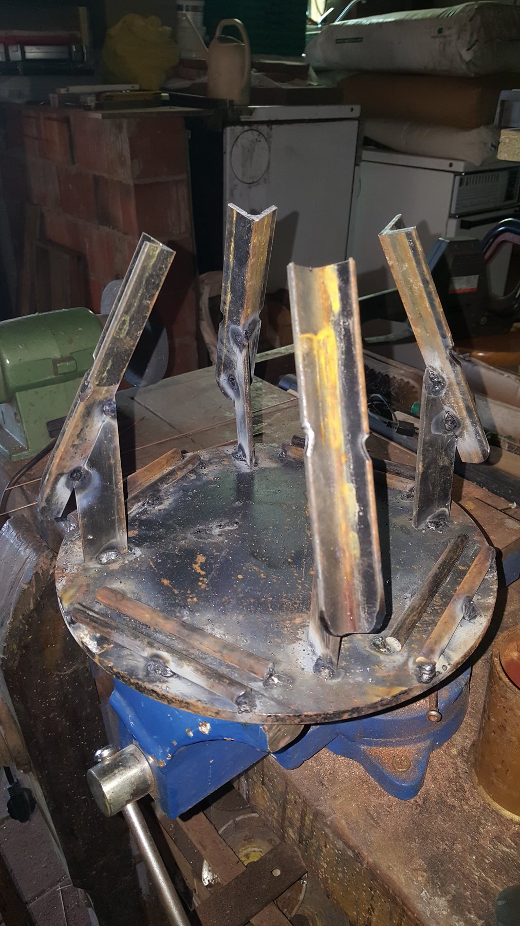 Fabrication artisanale BSA Concept : cuivre, connecteurs et structures — 2017