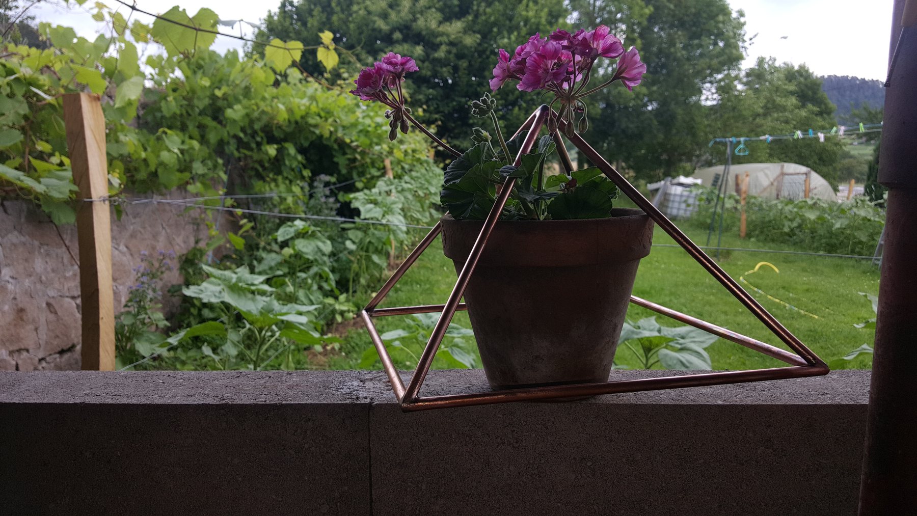 Fabrication artisanale BSA Concept : cuivre, connecteurs et structures — 2018